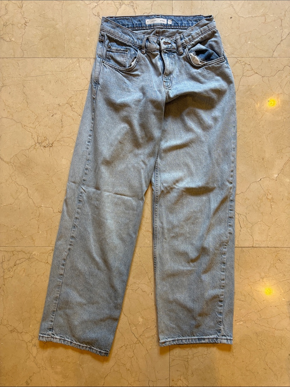 Women’s Light Blue Wide-Leg Denim Jeans